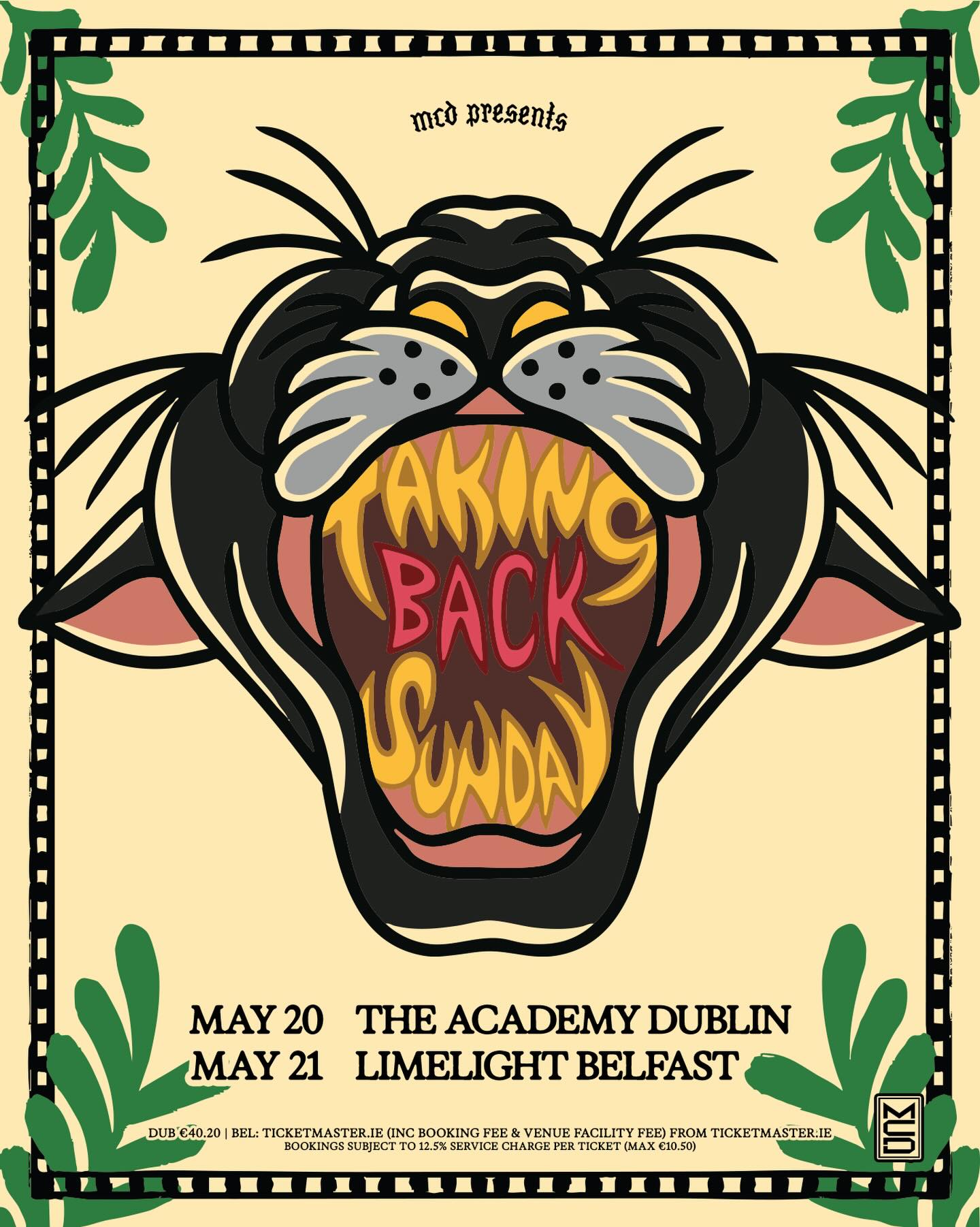 Taking Back Sunday Tour Poster 2026–2027